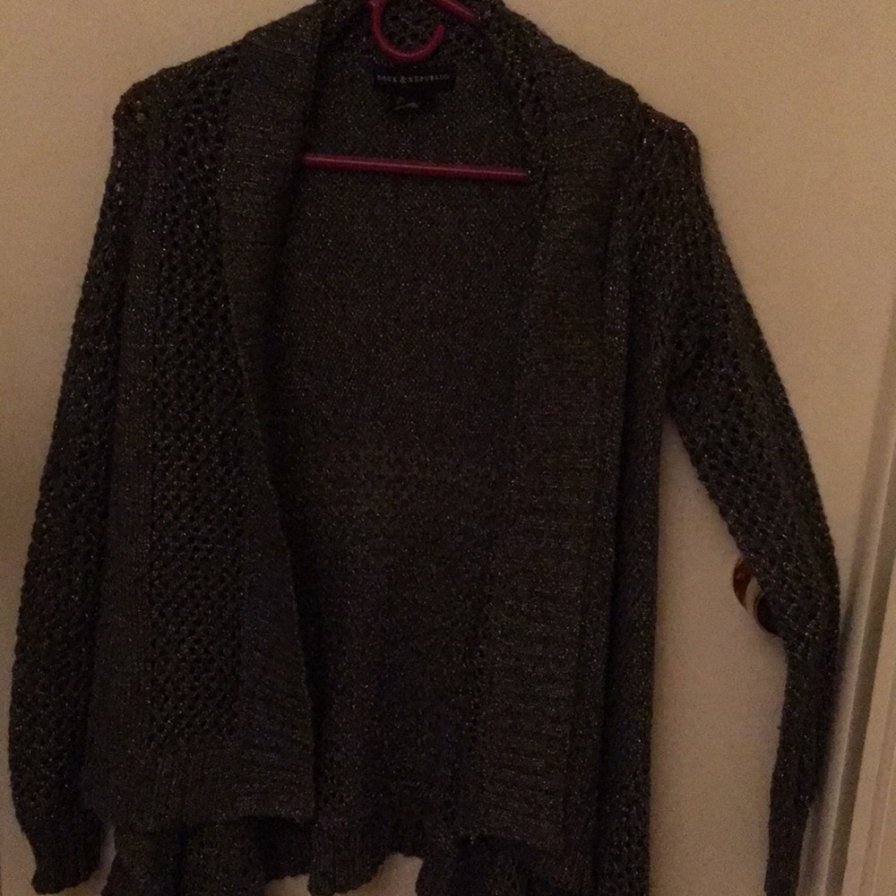 Gray silvery sweater
